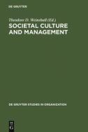 Societal Culture and Management edito da De Gruyter