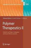 Polymer Therapeutics II edito da Springer Berlin Heidelberg