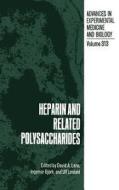 Heparin and Related Polysaccharides di Ulf Lindahl edito da Springer US