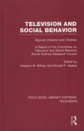 Television And Social Behavior edito da Taylor & Francis Ltd