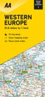 Road Map Western Europe edito da Aa Publishing