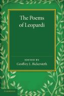 The Poems of Leopardi di Giacomo Leopardi edito da Cambridge University Press