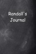 Randall Personalized Name Journal Custom Name Gift Idea Randall: (Notebook, Diary, Blank Book) di Distinctive Journals edito da Createspace Independent Publishing Platform