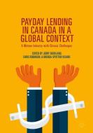 Payday Lending in Canada in a Global Context edito da Springer-Verlag GmbH