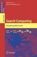 Search Computing edito da Springer-Verlag GmbH