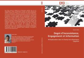 Degré d'Inconsistance, Engagement et Information di David Vaidis edito da Editions universitaires europeennes EUE