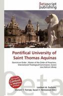 Pontifical University of Saint Thomas Aquinas edito da Betascript Publishing