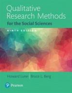 Qualitative Research Methods For The Social Sciences di Howard Lune, Bruce L. Berg edito da Pearson Education (us)