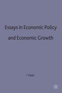 Essays in Economic Policy and Economic Growth di I. G. Patel edito da Palgrave Macmillan