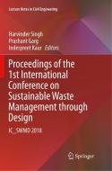Proceedings Of The 1st International Conference On Sustainable Waste Management Through Design edito da Springer Nature Switzerland Ag