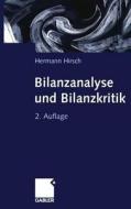 Bilanzanalyse und Bilanzkritik di Hermann Hirsch edito da Gabler Verlag