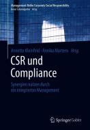 CSR und Compliance edito da Springer-Verlag GmbH