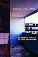 Housing Policy di Paul Balchin edito da Routledge
