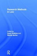 Research Methods In Law edito da Taylor & Francis Ltd