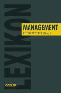 Lexikon Management di Rüdiger Pieper edito da Gabler Verlag