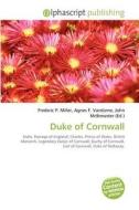 Duke Of Cornwall edito da Vdm Publishing House