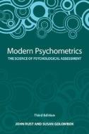 Modern Psychometrics di John (Director Rust, Susan Golombok edito da Taylor & Francis Ltd
