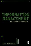 Information Management di Fons (Twente University Wijnhoven edito da Taylor & Francis Ltd