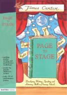 Page To Stage di James Carter edito da Taylor & Francis Ltd