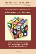 Education that Matters edito da Lang, Peter