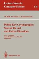 Public-Key Cryptography: State of the Art and Future Directions edito da Springer Berlin Heidelberg