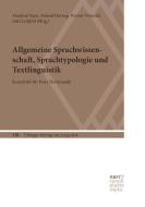 Allgemeine Sprachwissenschaft, Sprachtypologie und Textlinguistik di Manfred Faust edito da Gunter Narr Verlag