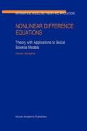 Nonlinear Difference Equations di H. Sedaghat edito da Springer Netherlands