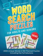 Large Print Themed Word Search Puzzles for Adults and Seniors di Ernst Haney edito da Hobby