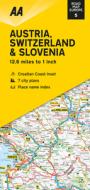 Road Map Austria, Switzerland & Slovenia edito da Aa Publishing