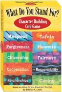 What Do You Stand For? Character Builder di UNKNOWN edito da Free Spirit Publishing