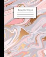 Composition Notebook: Pink Liquid Marble Background Wide Ruled Jottings Paper di Tom's Sunshine edito da LIGHTNING SOURCE INC