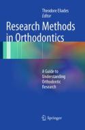 Research Methods In Orthodontics edito da Springer-verlag Berlin And Heidelberg Gmbh & Co. Kg