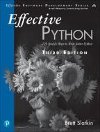 Effective Python di Brett Slatkin edito da Pearson Education