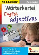 Wörterkartei English adjectives di Jochen Vatter edito da Kohl Verlag