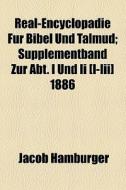 Real-Encyclopadie Fur Bibel Und Talmud; Supplementband Zur Abt. I Und II [I-III] 1886 di Jacob Hamburger edito da General Books