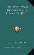 Dell' Istruzione Secondaria in Piemonte (1851) di Amedeo Peyron edito da Kessinger Publishing