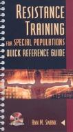 Resistance Training For Special Populations Quick Reference Guide di #Swank,  Ann Marie edito da Cengage Learning, Inc