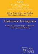 Johanssonian Investigations edito da De Gruyter