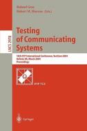 Testing of Communicating Systems di Rolland Groz edito da Springer Berlin Heidelberg