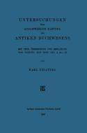 Untersuchungen über Ausgewählte Kapitel des Antiken Buchwesens di Karl Dziatzko edito da Vieweg+Teubner Verlag