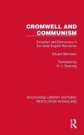 Cromwell And Communism di Eduard Bernstein edito da Taylor & Francis Ltd