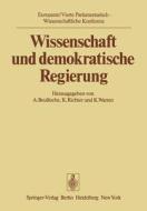 Wissenschaft und demokratische Regierung edito da Springer Berlin Heidelberg