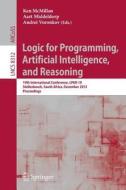 Logic for Programming, Artificial Intelligence, and Reasoning edito da Springer Berlin Heidelberg