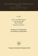 Beseitigung von Detergentien aus Abwässern und Gewässern di Wilhelm Husmann edito da VS Verlag für Sozialwissenschaften