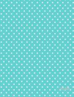 Dot Grid Notebook: Blank Dot Grid Journal Dotted Pages for Bullet Journaling Mint Teal Polka Dots di Nifty Prints edito da LIGHTNING SOURCE INC