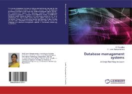 Database management systems di K. Laxmi Narayanamma edito da LAP Lambert Academic Publishing
