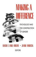 Making a Difference - Psychology & the construction of Gender (Paper) di Rachel T. Hare-Mustin edito da Yale University Press