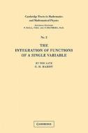 Integration of Functions di Hardy G. H., G. H. Hardy edito da Cambridge University Press