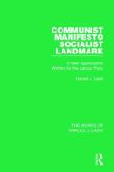 Communist Manifesto (Works of Harold J. Laski): Socialist Landmark di Harold J. Laski edito da ROUTLEDGE