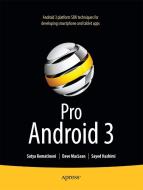 Pro Android 3 di Sayed Hashimi, Satya Komatineni, Dave MacLean edito da SPRINGER A PR TRADE